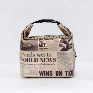 “Newspaper Design” Thermal Handle Paper Bag กระเป๋ากระดาษ กันน้ำ รักษาอุณหภูมิ